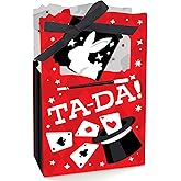 Big Dot of Happiness Ta-Da, Magic Show - Magical Birthday Party Favor Boxes - Set of 12