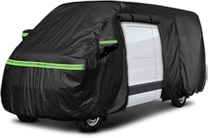 Gpaentsn Waterproof Class B RV High Top Van Cover for up to 19.4ft (233.5 inch) 2002-2023 MWB Sprinter Van, All Weather Protection Scratch, Dust, Snow Shield