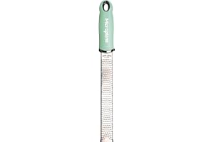 Microplane Premium Classic Series Rasp Zester Grater (Retro Green) - Sharp Stainless Steel Blade, Ergonomic Handle, Perfect for Grating Citrus, Cheese, and More
