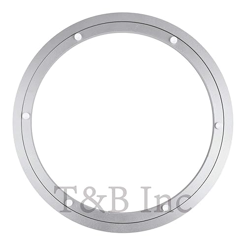 TamBee 14 Inch Lazy Susan Hardware Aluminum Bearing Metal Rotating
