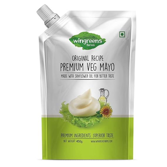 Wingreens Farms- Premium Veg Mayo (Pack of 1-450g)