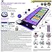 Far Infrared Amethyst Mat - FIR Heat - Bio Magnetic Field - PEMF - Negative Ions - Red Light Photon Therapy - Natural Amethyst - FDA Registered Korean Manufacturer - Purple (Professional 73