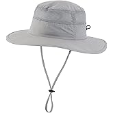 Home Prefer UPF50+ Kids Wide Brim Sun Hat for Boys Girls UV Protection Hat Mesh Wide Brim Fishing Hat Beach Water Bucket Hat