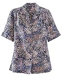 Donnkenny Printed Camp Shirt, Confetti, 2X