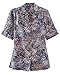 Donnkenny Printed Camp Shirt, Confetti, 2X