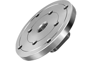 SENDUO Woodworking 4" Lathe Faceplate with Screwchuck,for 1" x 8TPISpindle