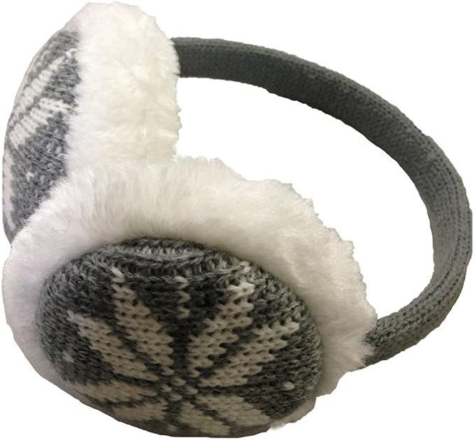 Amazon 耳あて 雪柄 Mma024 耳当て 耳カバー イヤーマフ イヤーウォーマー 防寒グッズ 寒さ対策 フェークファー レース リボン いちご ふわふわ 通学 アウトドア Gray 耳カバー イヤーマフ 通販