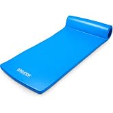 TRC Recreation Sunsation 1.75" Thick Foam Pool Float Lounger w/ Headrest for Lounging &amp; Sunbathing in Swimming Pools, Beaches &amp; Lakes, 70" x 26