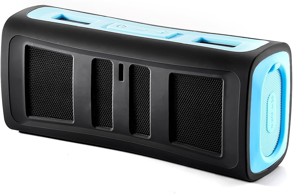 Bluextel 6W Enhanced Bass Portable Bluetooth 4.0 Speakers Waterproof IPX67 Floating Speaker for Outdoor and Shower(Blue)