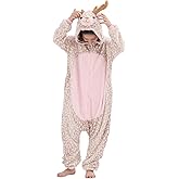 ZOBAYOP Flannel Animal Hooded Costume Kids Fleece Onesie for Boys Girls Halloween Cosplay