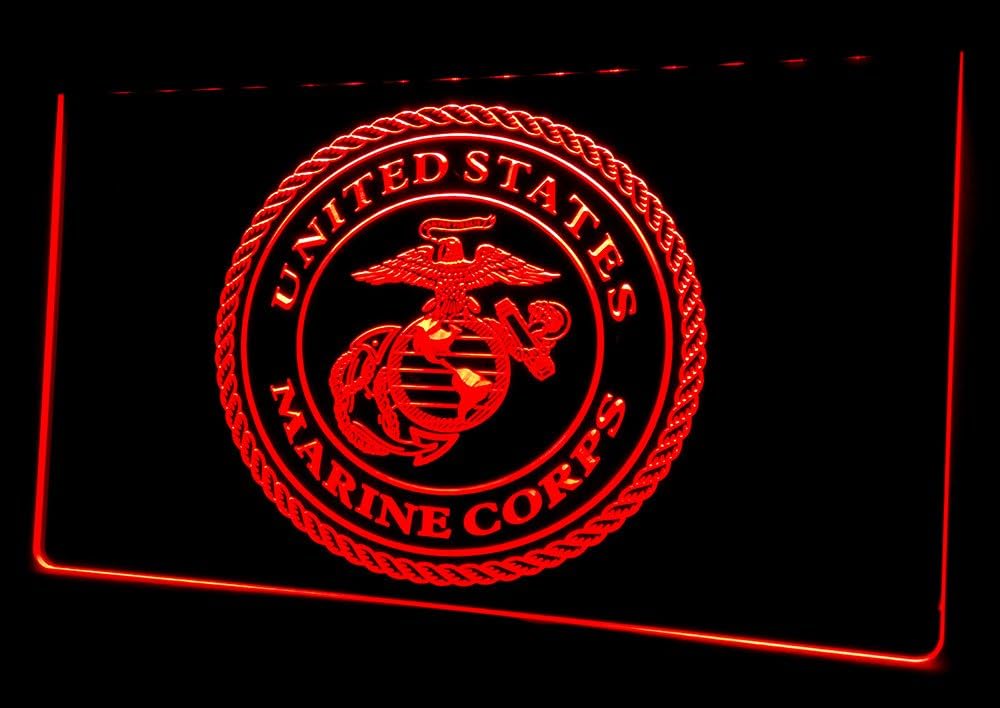 NL391 United States Marine Corps Neon Light Signs (red) - - Amazon.com