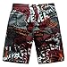 SILKWORLD Men's Tether Plaid Swim Trunks