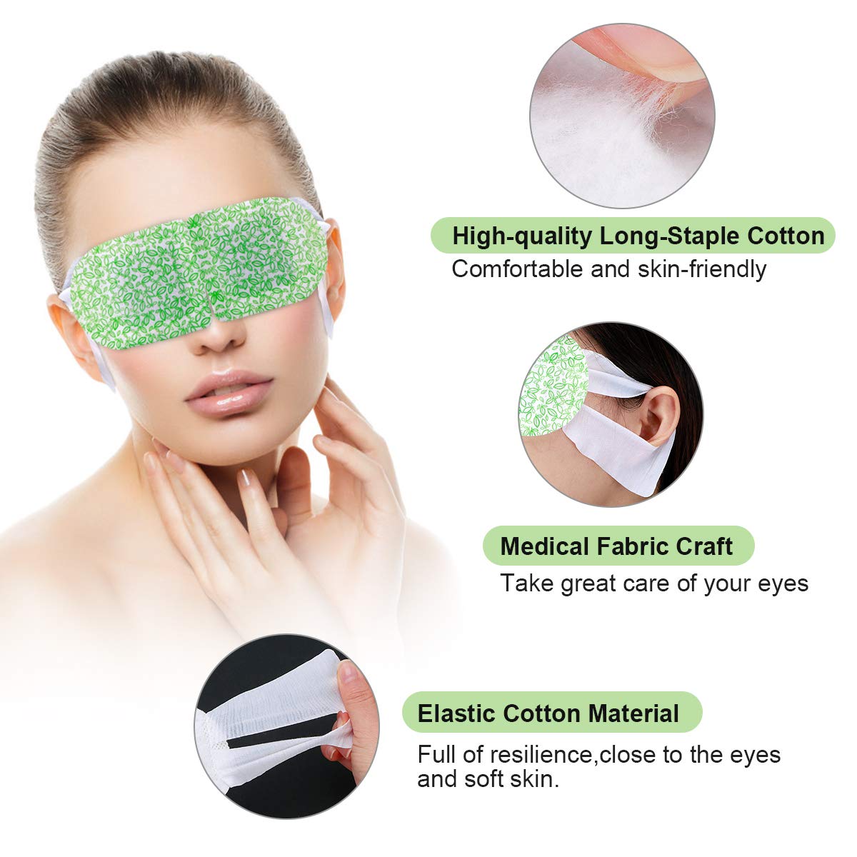 16 Packs Steam Eye Masks for Dry Eyes, SPA Warm Eye Mask, Relief Eye Fatigue Hot Sleep Eye Mask for Puffy Eyes Mask, Disposable Moist Heating Compress Pads for Sleeping- Unscented : Beauty