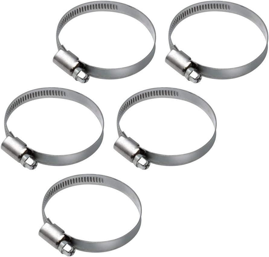 Jubilee Worm Drive Clamps Heavy Duty Pond Hose Clips (5, 32mm (1.25
