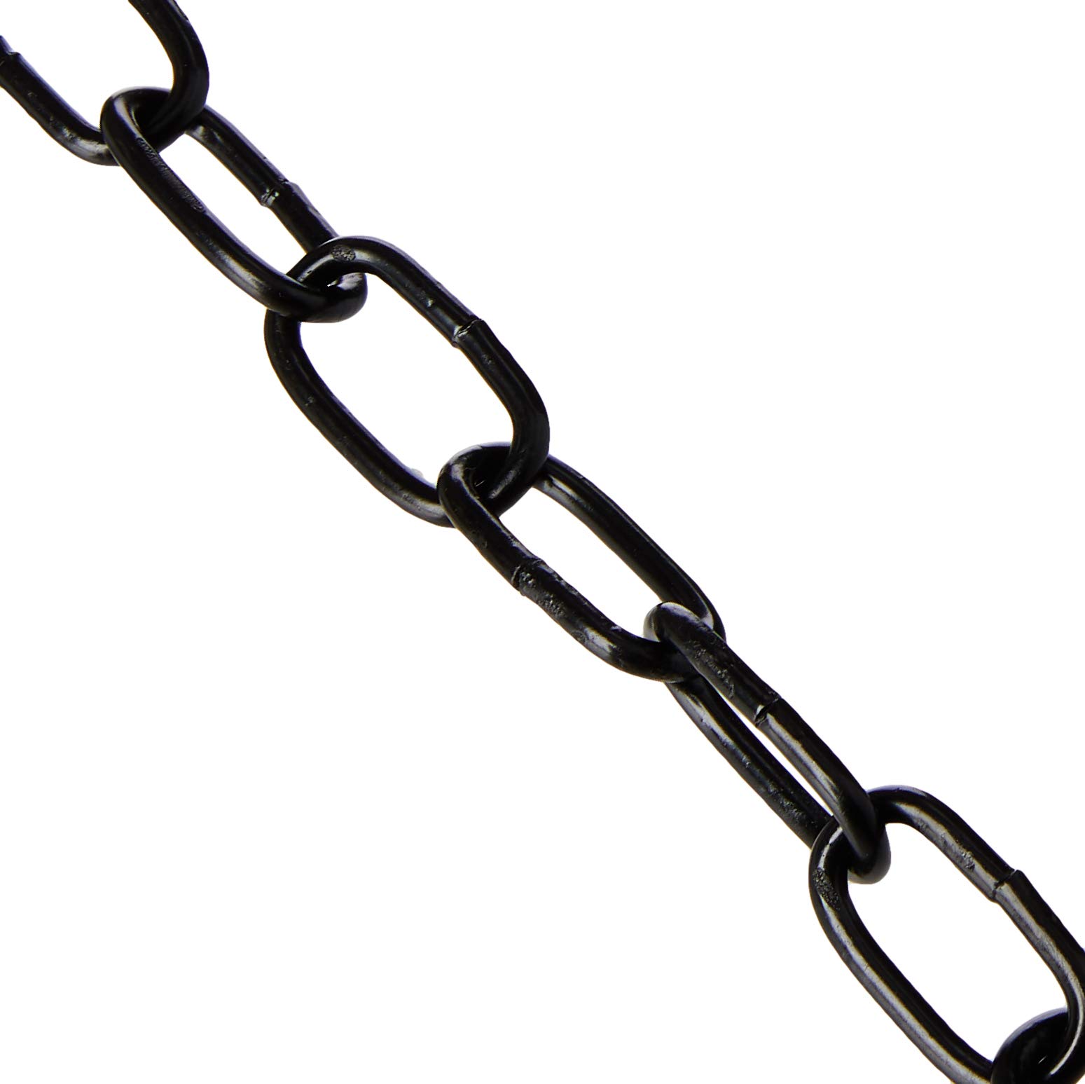 Merriway BH01884 Medium Link Chain, 3 x 21 mm, 2 m Length-Black Welded 3 x 21mm Steel Metre
