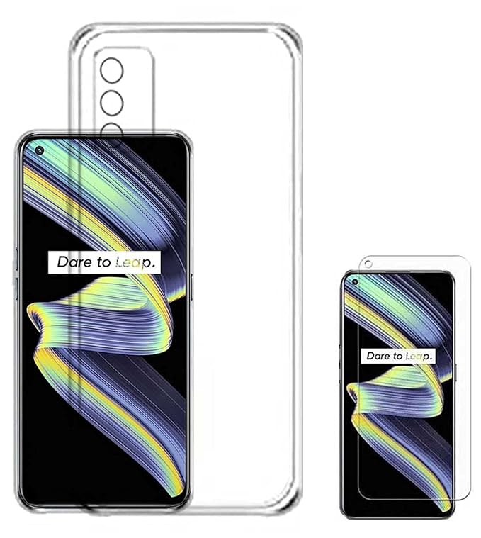 RRTBZ Soft Flexible Silicone Bumper Back Cover (Realme X7 Max 5G