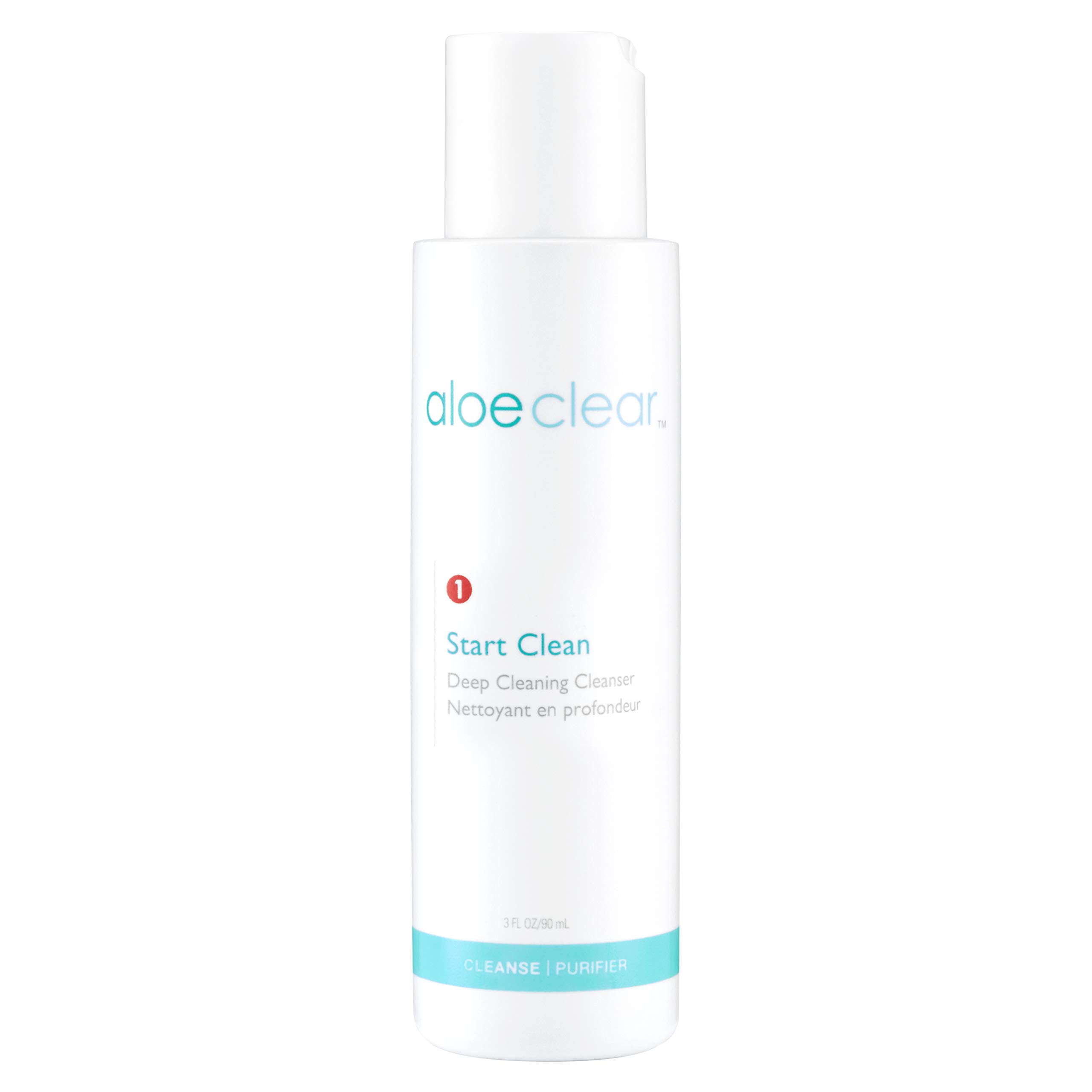 Aloette Aloeclear Start Clean Deep Cleaning Cleanser - Cooling and Purifying Wash - 3 oz