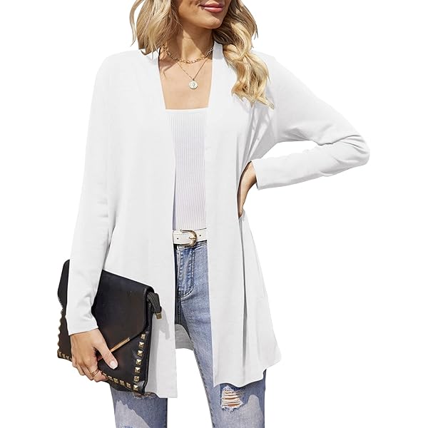 Cárdigan Largo De Mujer Con Botones - Ligero, Transpirable, Ideal Para Verano Y Capas De Temporada