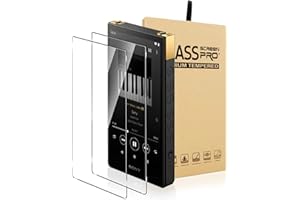 AudioPartner 9H Scratch-Proof Premium Front LCD Screen Protector Guard Tempered Glass Protective Film for Sony Walkman NW-ZX700 NW-ZX706 NW-ZX707 (2pcs)