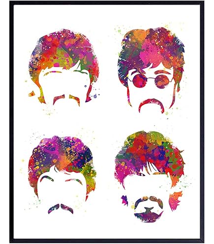 Amazon.com: The Beatles Poster Wall Art - 8x10 Beatles