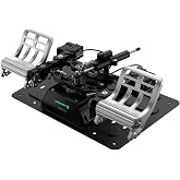 WINCTRL: Orion Metal Flight Rudder Pedals (With Damper Edition) - Full Metal Frame, Stainless Steel Center-Return, Quick-Swap Springs, Realistic Aircraft Control, 3 Control Modes, Hall Sensors