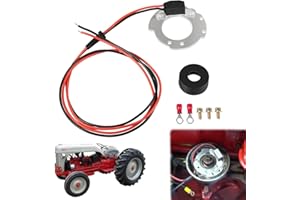 Ezbzyz 1244A Tractor Ignition Conversion Kit 2N 8N 9N 4 Cylinder Series 500 to 800 Side Mount Distributor 12V Only Slakerbe Electronic Ignition Conversion Kit