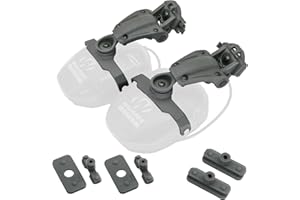 HEARFALCOM Tactical Helmet ARC Rail Adapter Accessories - Compatible with Walker's Razor Earmuffs
