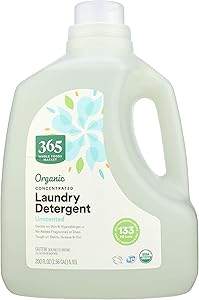 Whole Foods Market, Organic Unscented 200Ounce Laundry Detergent, 200 Fl Oz