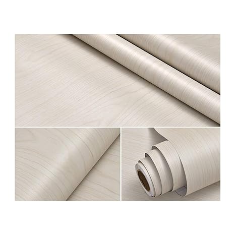 Glow4u Self Adhesive Maple Wood Grain Contact Paper Kitchen
