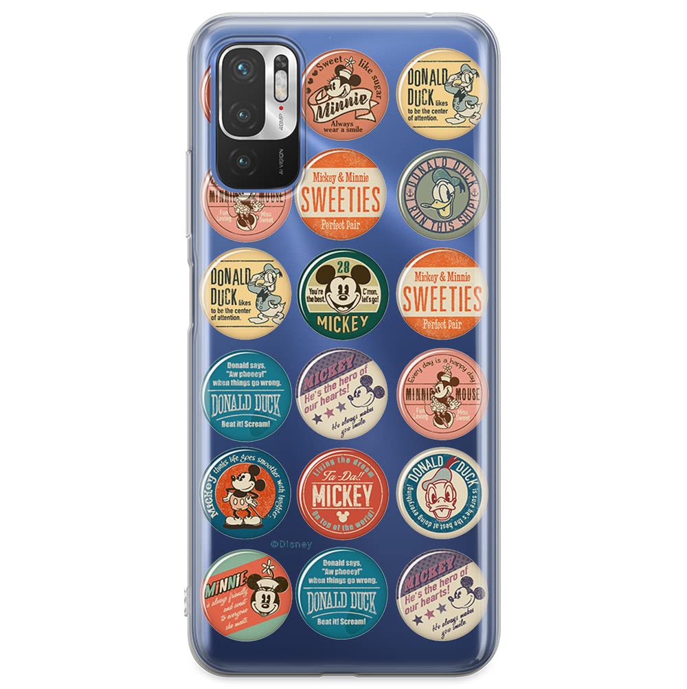ERT GROUP mobile phone case for Xiaomi REDMI NOTE 10 5G / POCO M3 PRO original and officially Licensed Disney pattern Mickey & Friends 003, partially transparent