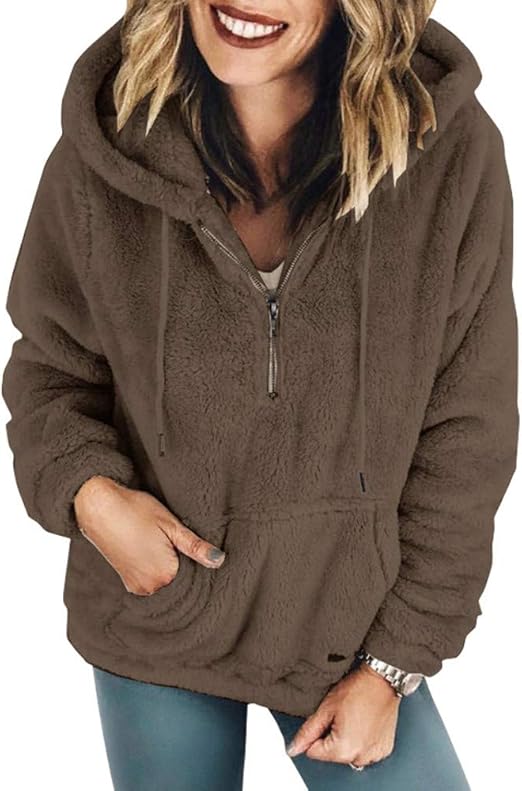 plush pullover hoodie