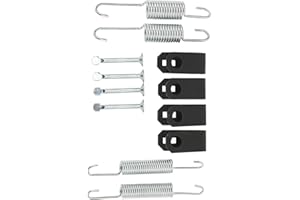 Grcfumo 12 Pcs Brake Shoe Spring Kit,1018163 01 Passenger Driver Side Accessories, Passenger Driver Side Brake Shoe Spring Ki