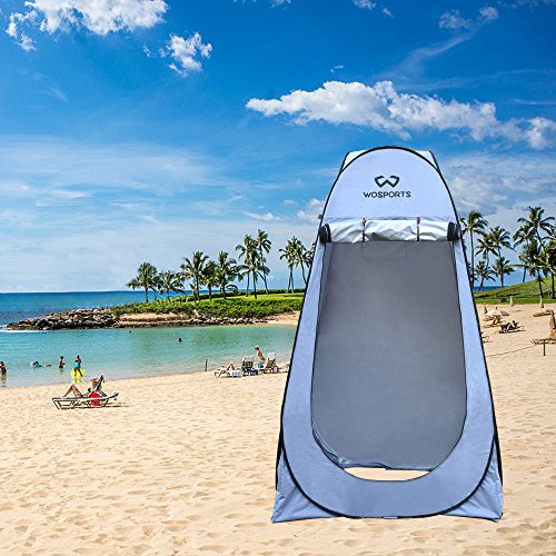 Wosports Privacy Shelter Pop-up Shower Tent Toilet Changing Room