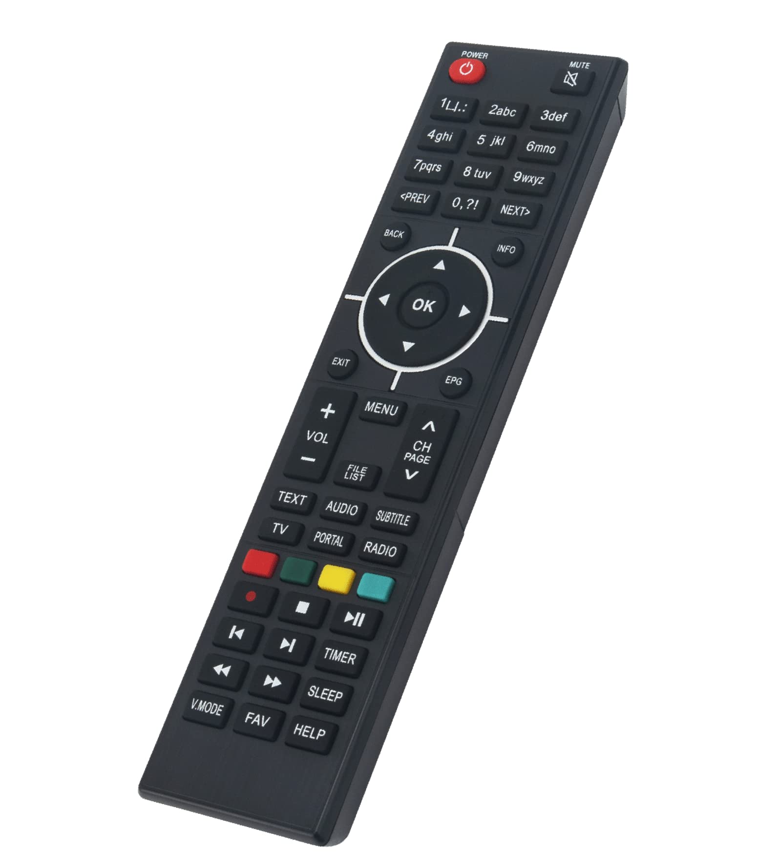 VINABTY Remote Control Replacement Suit for Zgemma Star 4K SATELLITE RECEIVER H4 H5 H7 H7C HS H2S H2H H9 H52TC H5.2s H9S