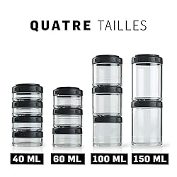 BlenderBottle GoStak Food Storage Containers for