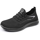 Bowling Shoes Men Orthopedic Shoes with Arch Support Slip On Wide Width Sneakers Non-Slip Sole Lightweight Athletic Sneakers with Breathable Mesh Outdoor Workout Sneaker Walking and All-Day Comfort