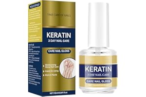 Keratin 3 Day Nail Care Cuticle Oil, Keratin Nail Strengthener with Keratin & Amino, Moisturizing Strengthening Nail Repair O
