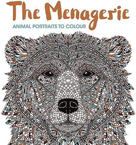 Menagerie: Animal Portraits to Colour