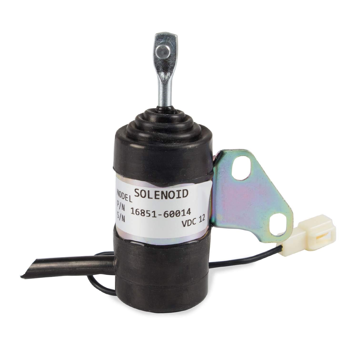 Photo 1 of Fuel Shut Off Solenoid Compatible with Kubota BX2230D RTV900R RTV900T B7410D BX1500D BX1800D Z482 Z602 D722 D902 D782 D622 Z402 12Vdc Replaces 16851-60014 16851-60012 052600-4531