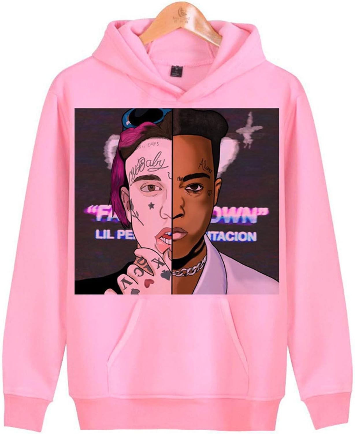 lil peep sweater pink
