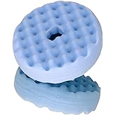3M Perfect-It Ultrafine Polishing Pad, 33286, 6 in, 1 Pad, Blue, Double sided, Waffle Face, Polishing for Automotive