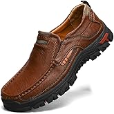 Shaire Men's Loafers Slip-On Shoes Classic Comfort with Memory Foam Casual Driving Moccasins