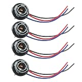 4PCS 1157 LED Bulb Socket Plug, Waterproof Turn Signal Brake Light Tail Light Socket Harness, Base Plug Connector Professional Car Accessories Fits Most Cars, Trucks, SUVs