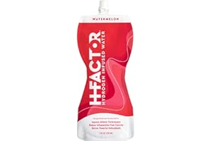 H Factor Flavored Hydrogen Water - Pure Infused Drinking Water for Natural Pre Or Post Workout Recovery, Molecular Hydrogen Supports Athletic Performance, Delivers Antioxidants (Watermelon, 12 Count)…