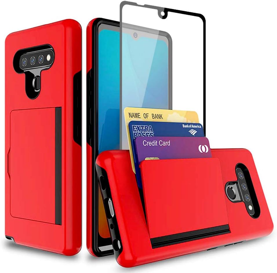 SunRemex Lg K51 Case with Tempered Glass Screen Protector