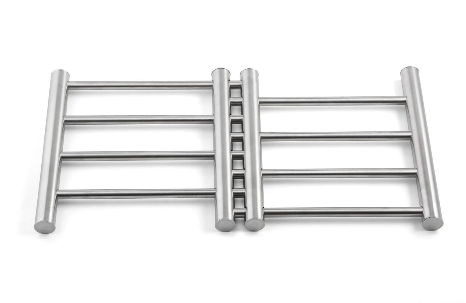 Weis Coaster Extendable, Stainless Steel, Silver, 20 x 28 x 2 cm