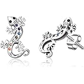 Stud Earrings 925 Sterling Silver Owl Stud Earrings Octopus Stud Earrings Fox Earrings for Women Birthday Jewelry