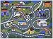 Ottomanson Jenny Collection Children's Educational Road Traffic Design Area Rug, 7'10