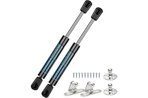 ARANA SPD490010 7 inch 10 lb/45 N Gas Struts Spring Shocks Lid Support, 2 Pcs 7.5" 45N Gas Props Lift Supports for Cabinet Door Lid Toolbox Lid Toy Box Stay