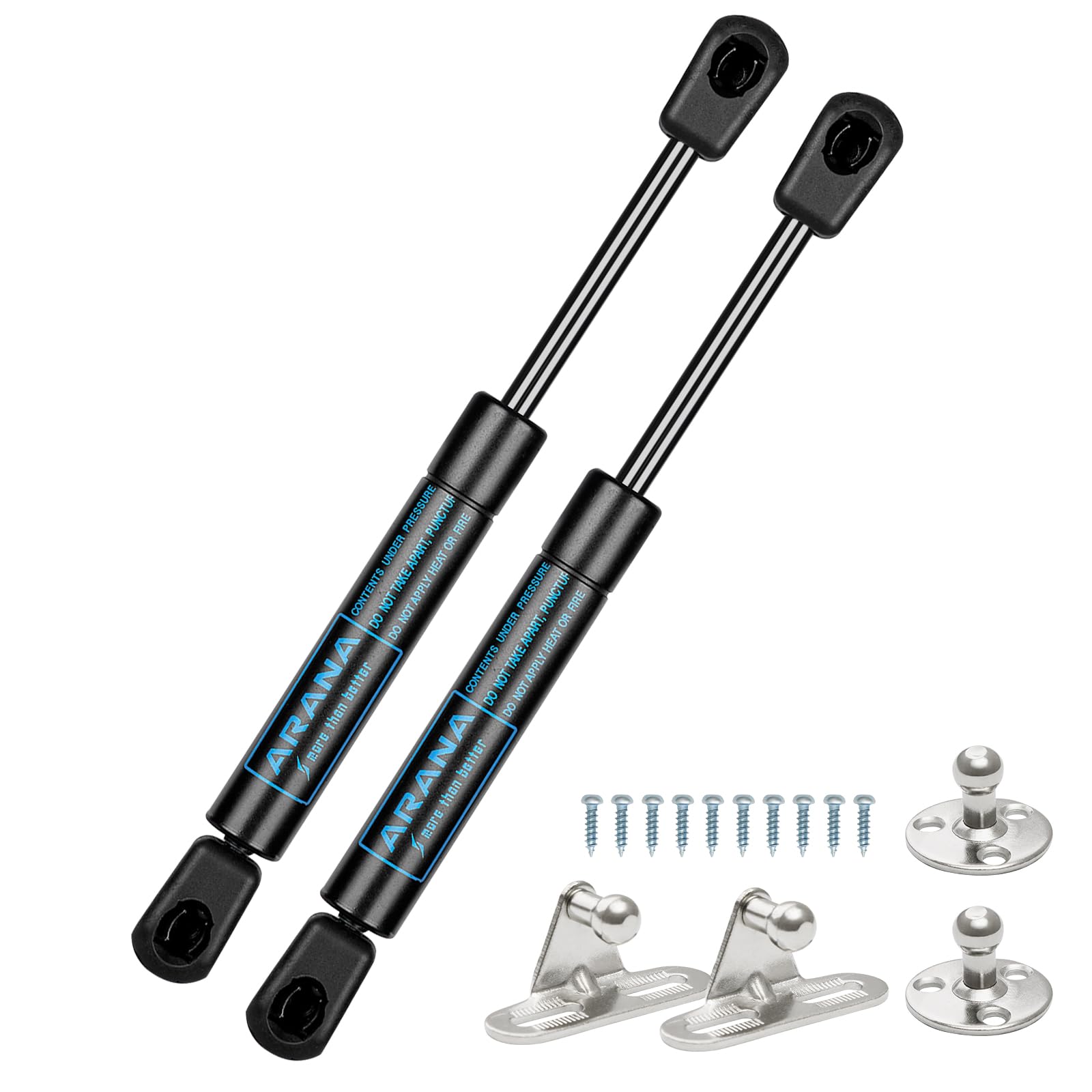Gas Spring Strut - 7.5" Extended, 5.25" Compressed, 40lb Force, Stainless Steel (Attwood SL31405) - View #6